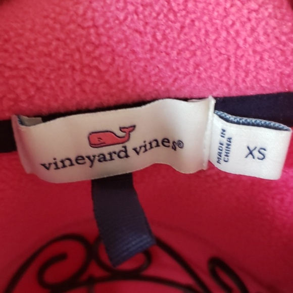 Vineyard Vines xs pink fleece vest - Picture 2 of 2